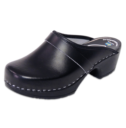 Tr�skor Classic Svart PU  Dam