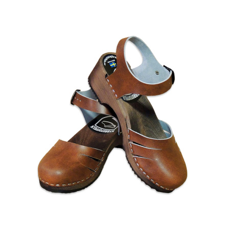 Tr�skosandal Ankle Close Antik